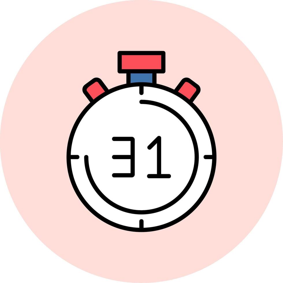 Stopwatch Vector Icon