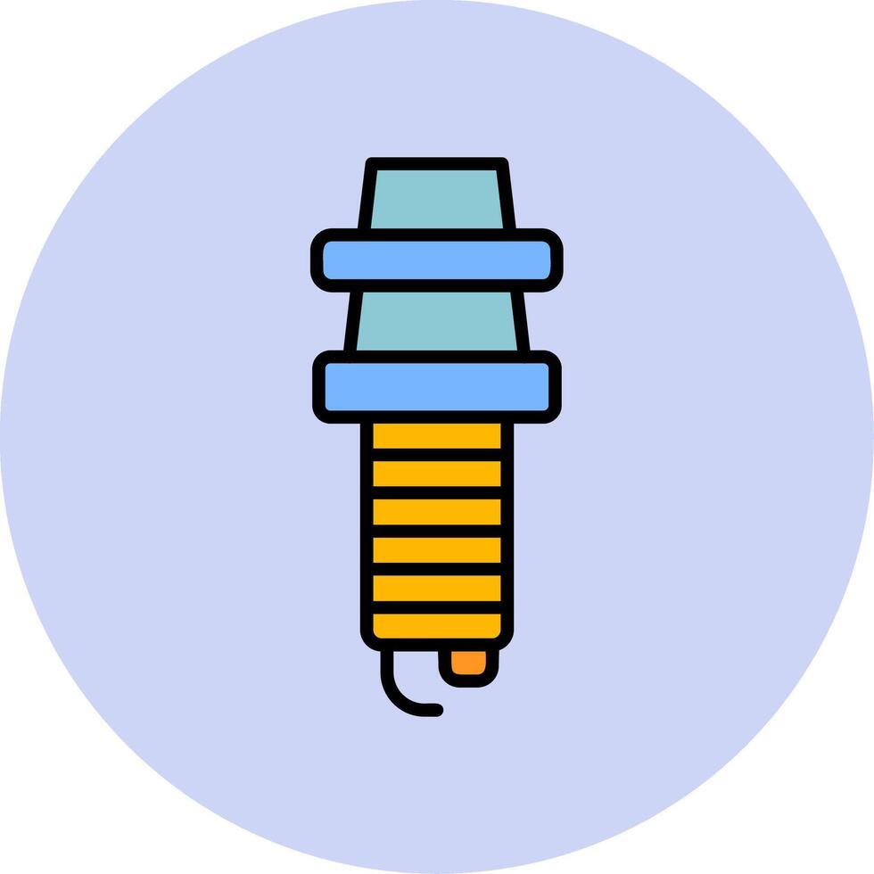 Spark Plug Vector Icon