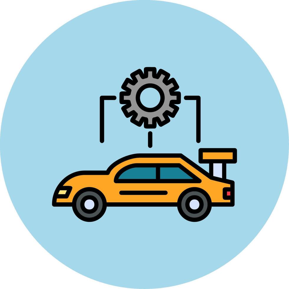 Car Configuration Vector Icon