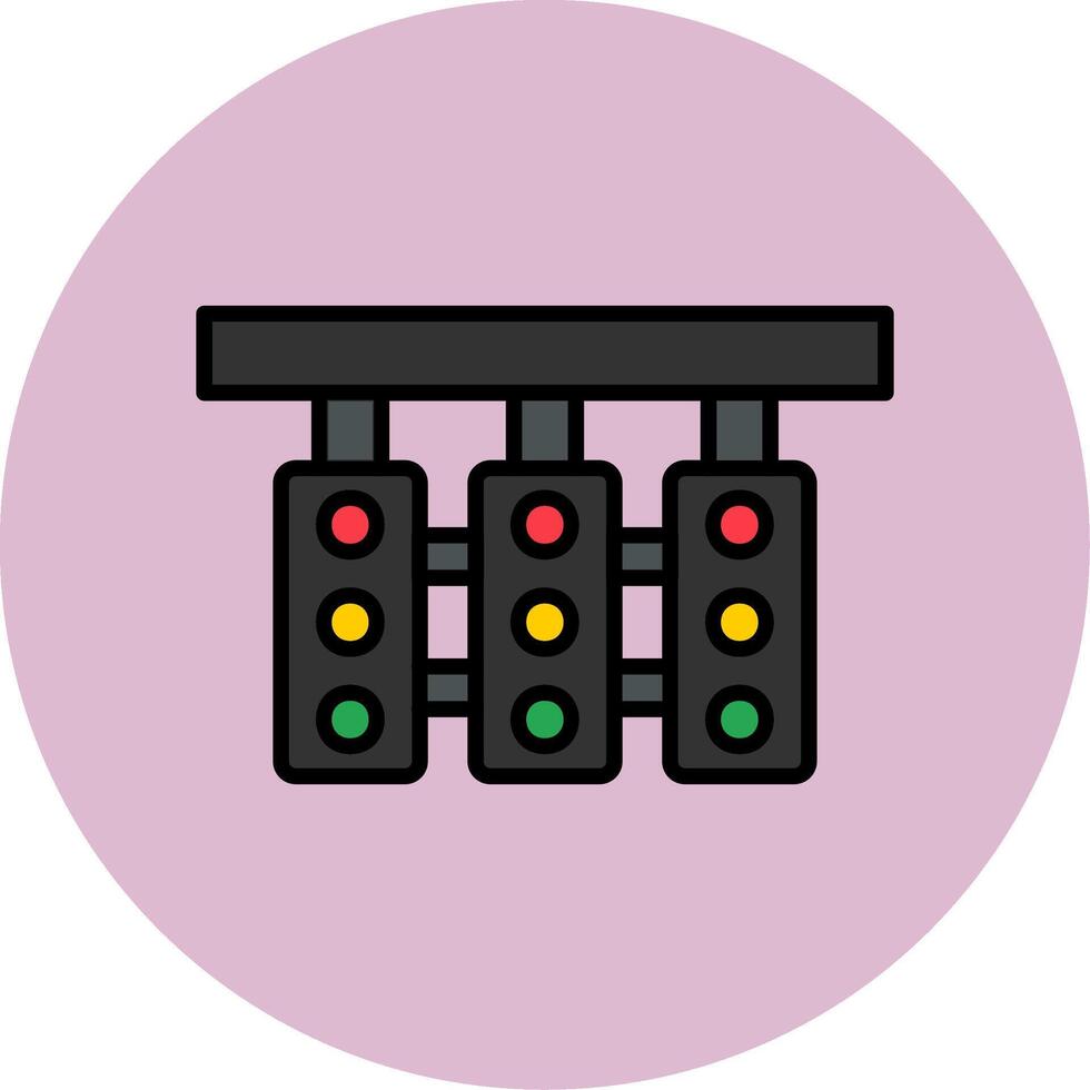 Traffic Lights Vector Icon