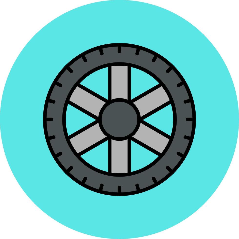 Tire Vector Icon
