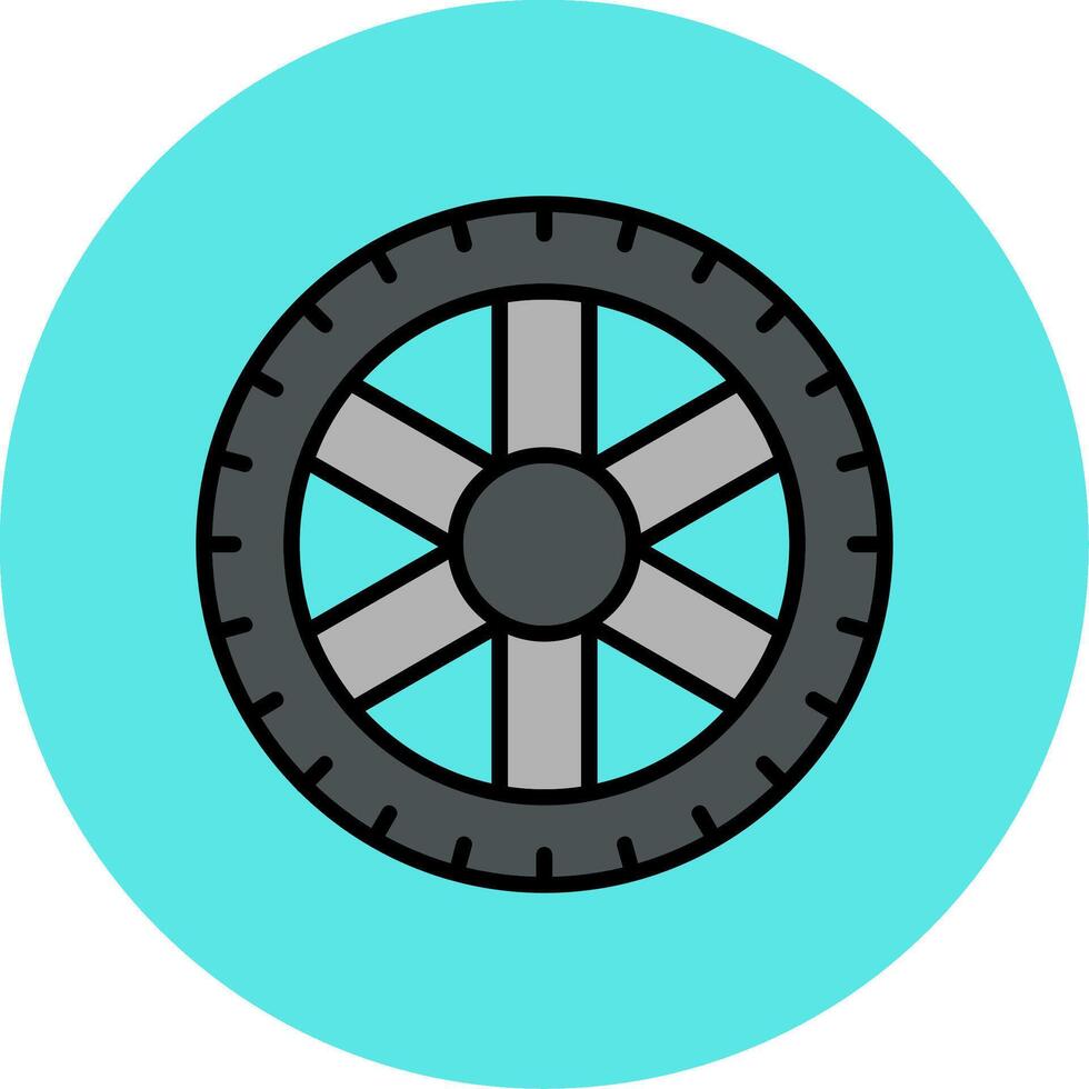 Tire Vector Icon