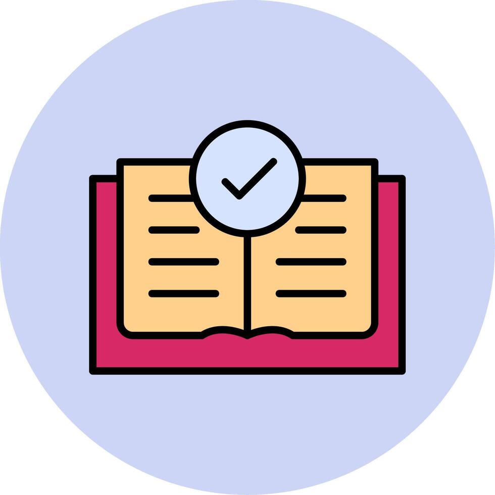 Open Book Vector Icon