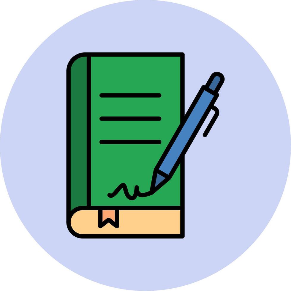 Book Signing Vector Icon