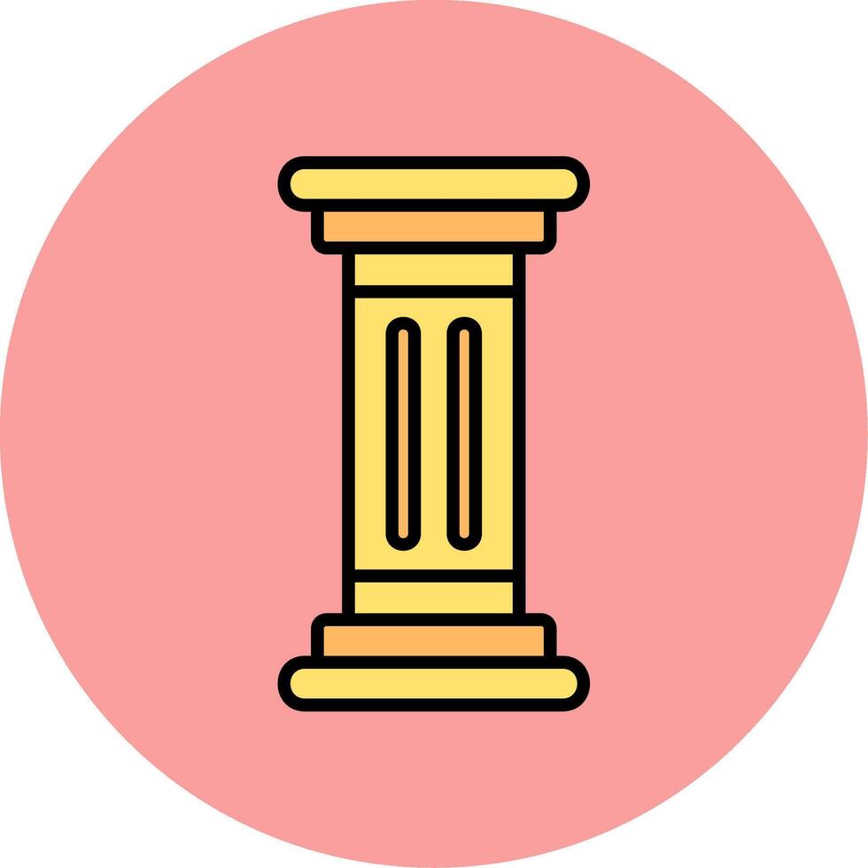 icono de vector de columna