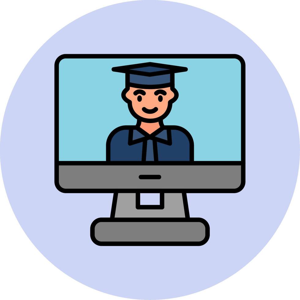 Online Learning Vector Icon