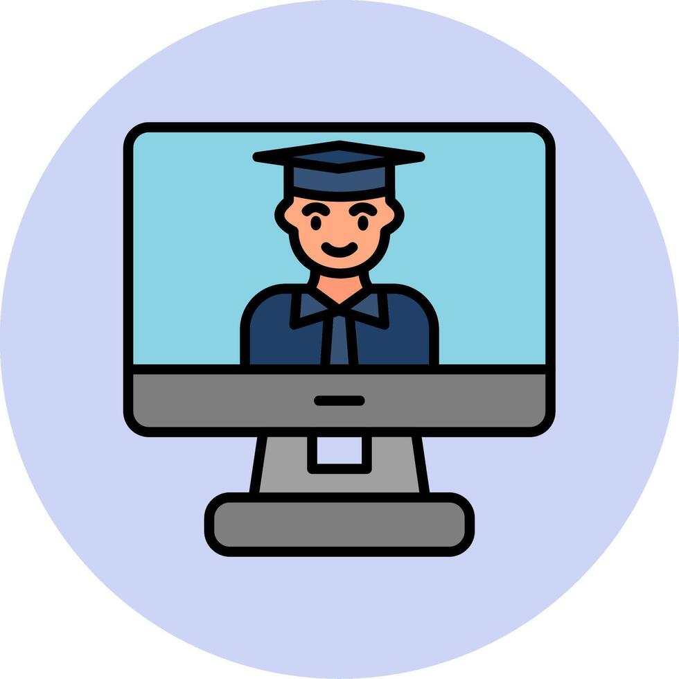 Online Learning Vector Icon