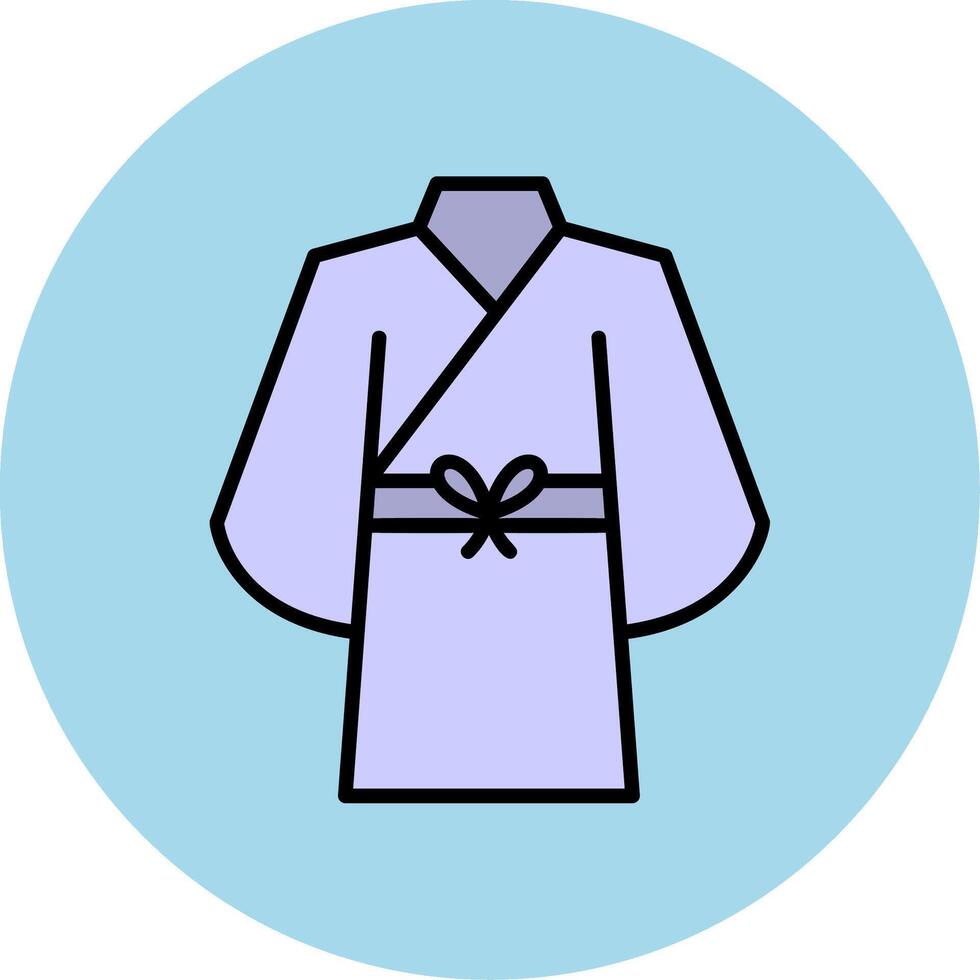 yukata vector icono