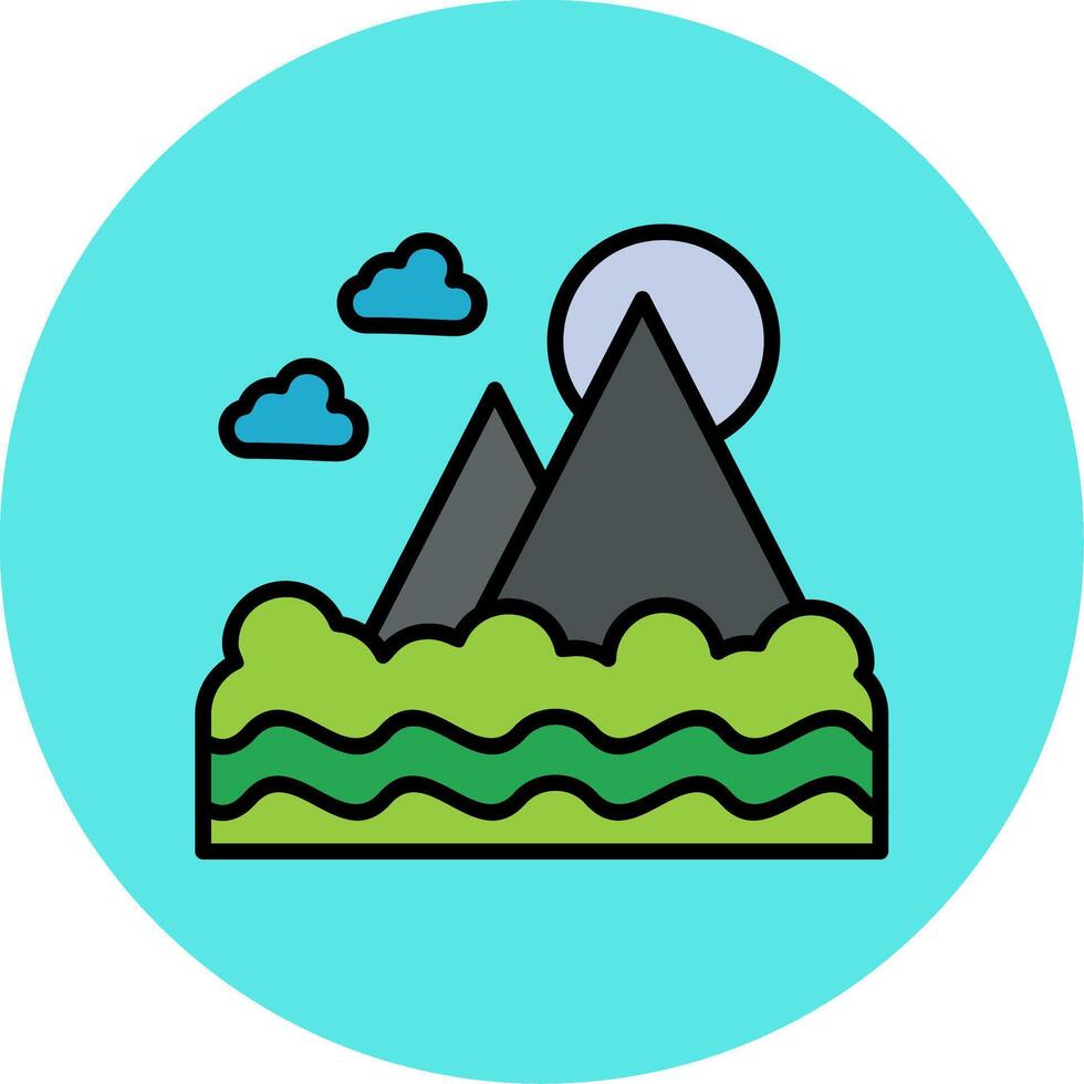 Mount Fuji Vector Icon