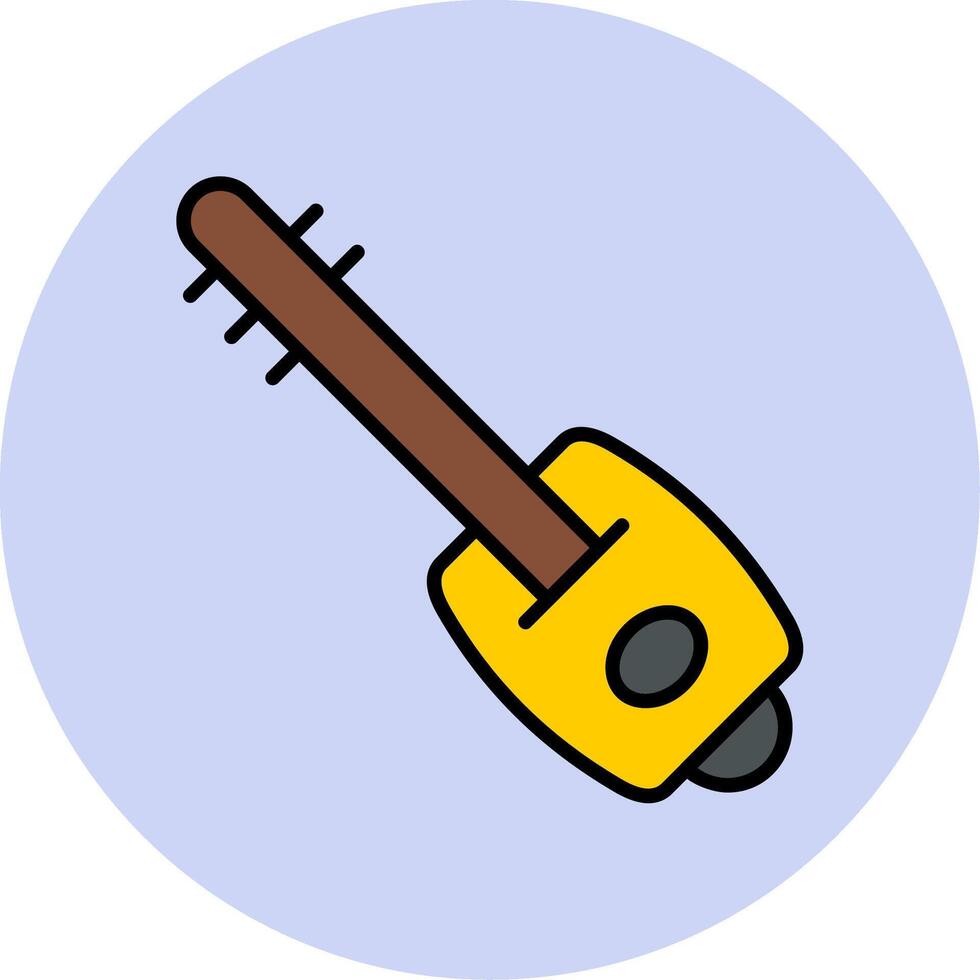 shamisen vector icono