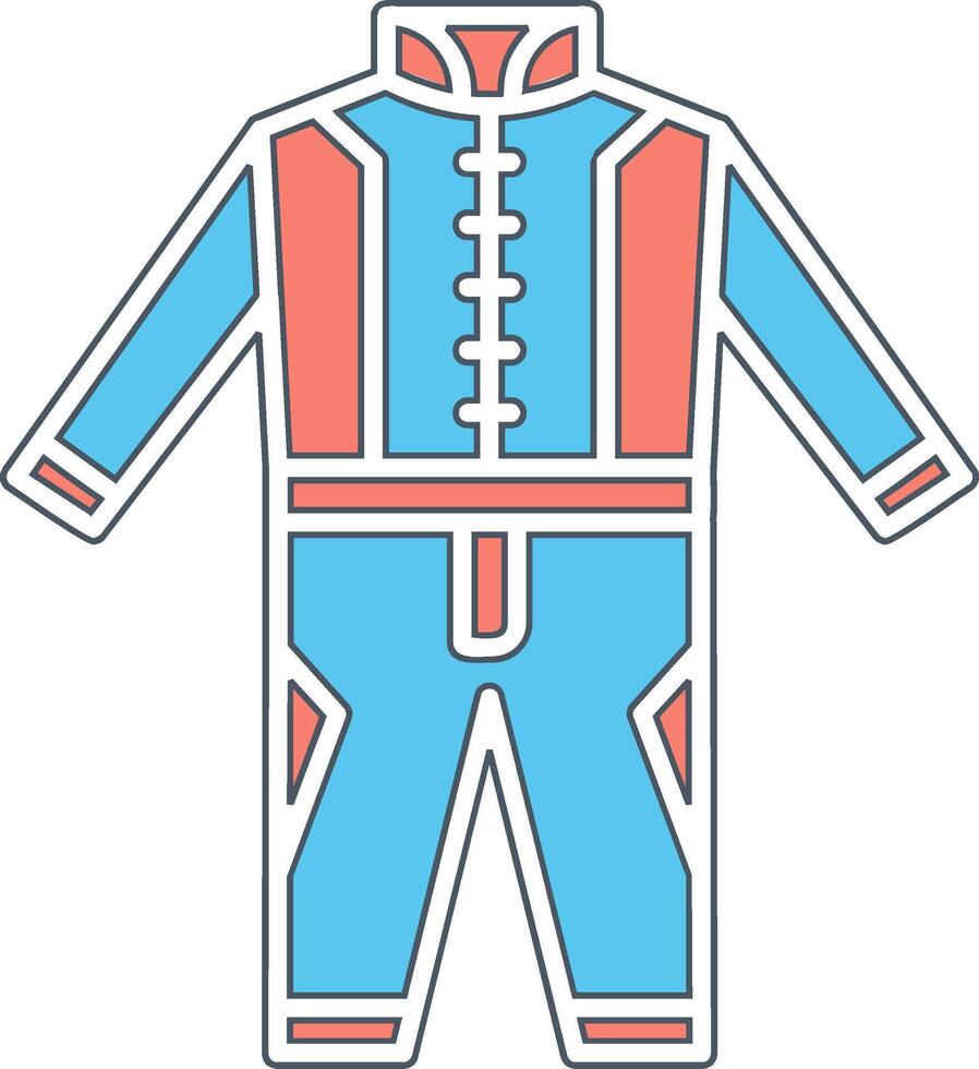 Race Suit Vector Icon