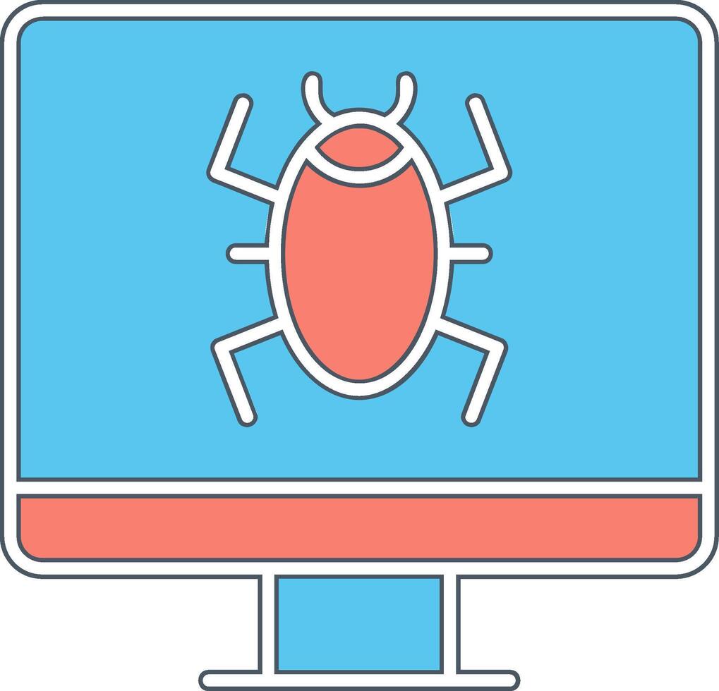Computer Virus Vector Icon