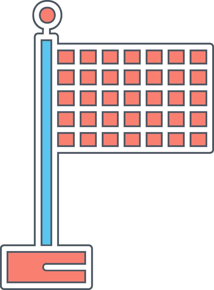 Finish Flag Vector Icon