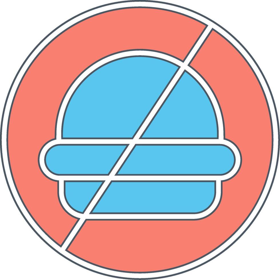 No Food Vector Icon