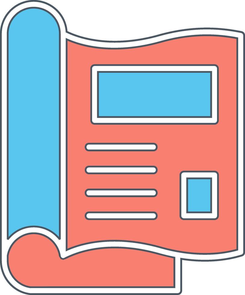 Magazine Vector Icon