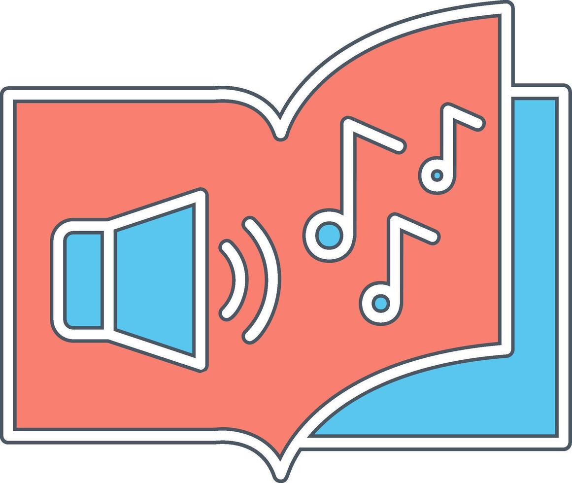 Audio Book Vector Icon