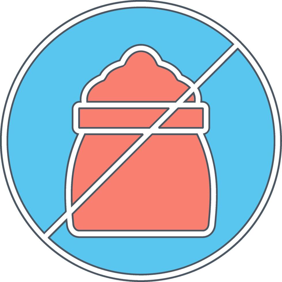 No Sugar Vector Icon