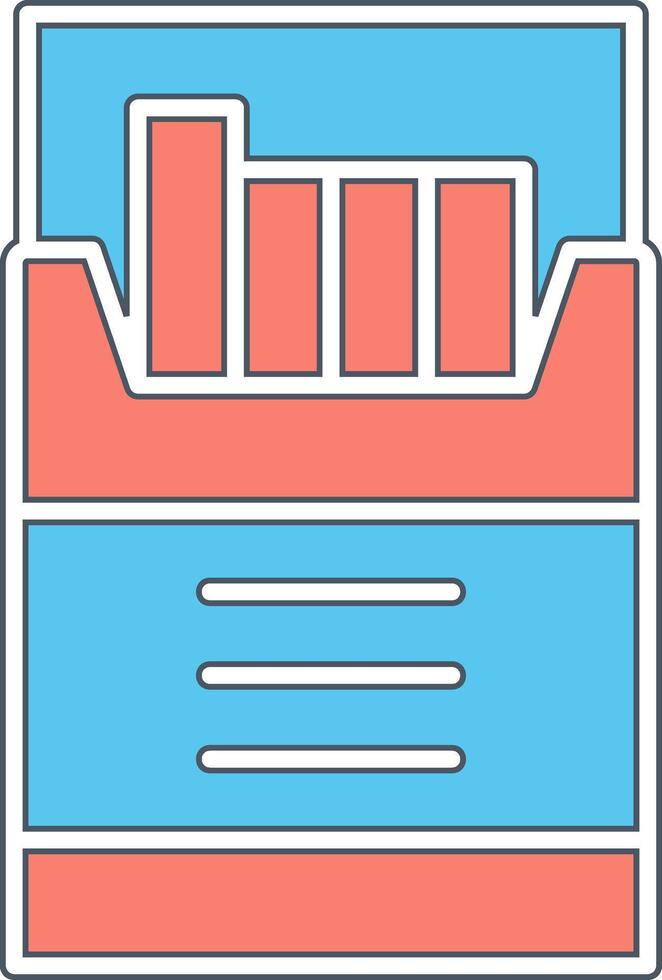 Cigarette Box Vector Icon