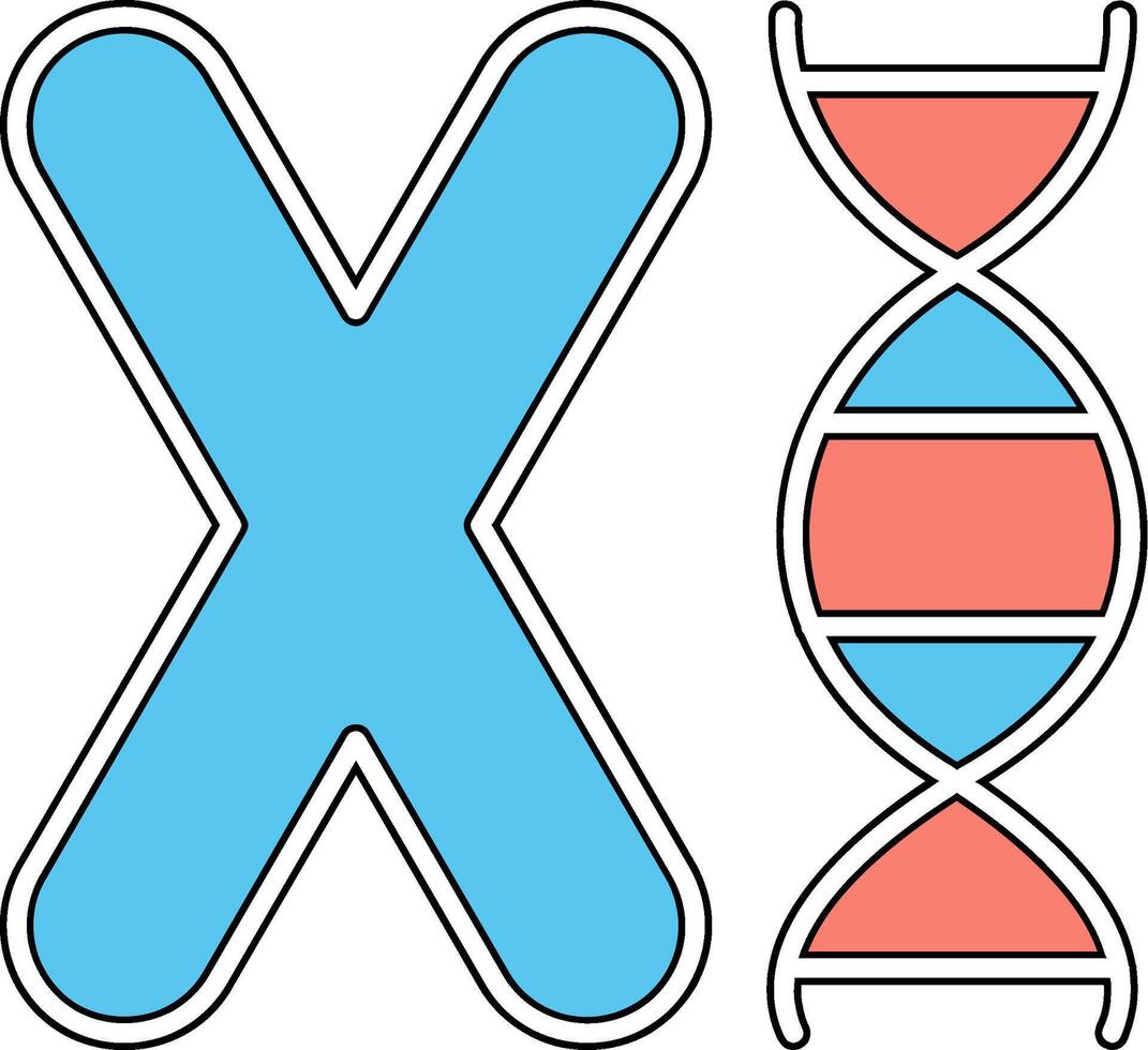 Chromosome Vector Icon