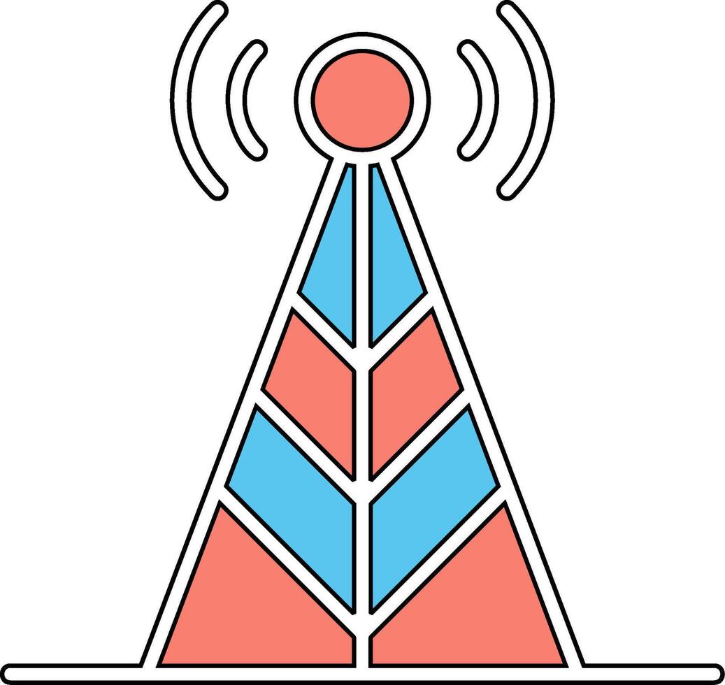 icono de vector de antena