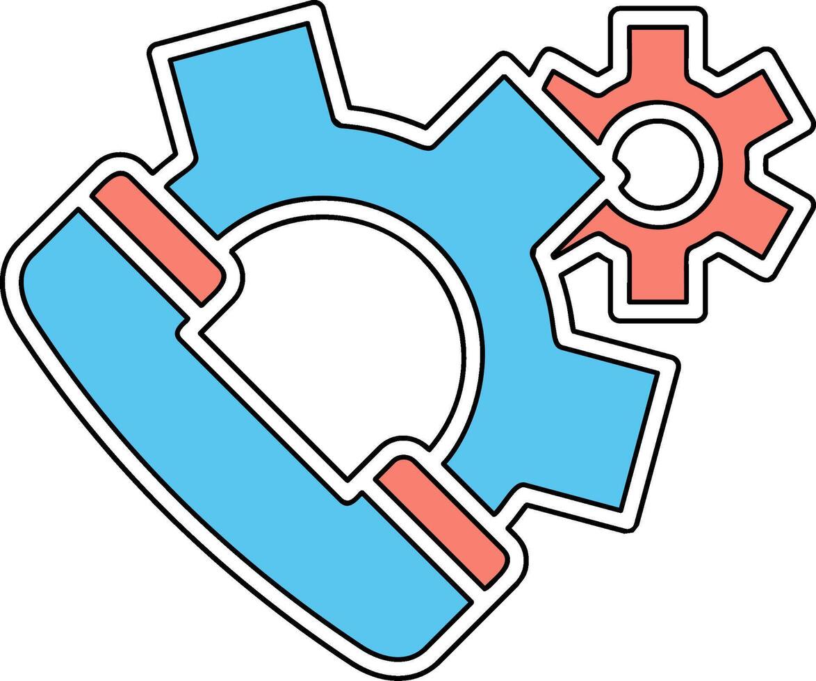 Call Settings Vector Icon