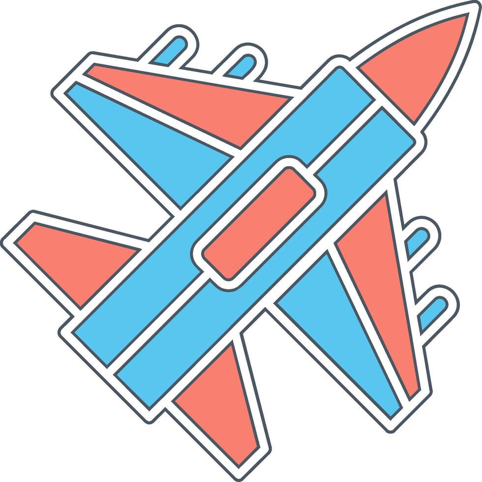Jet Fighter Vector Icon