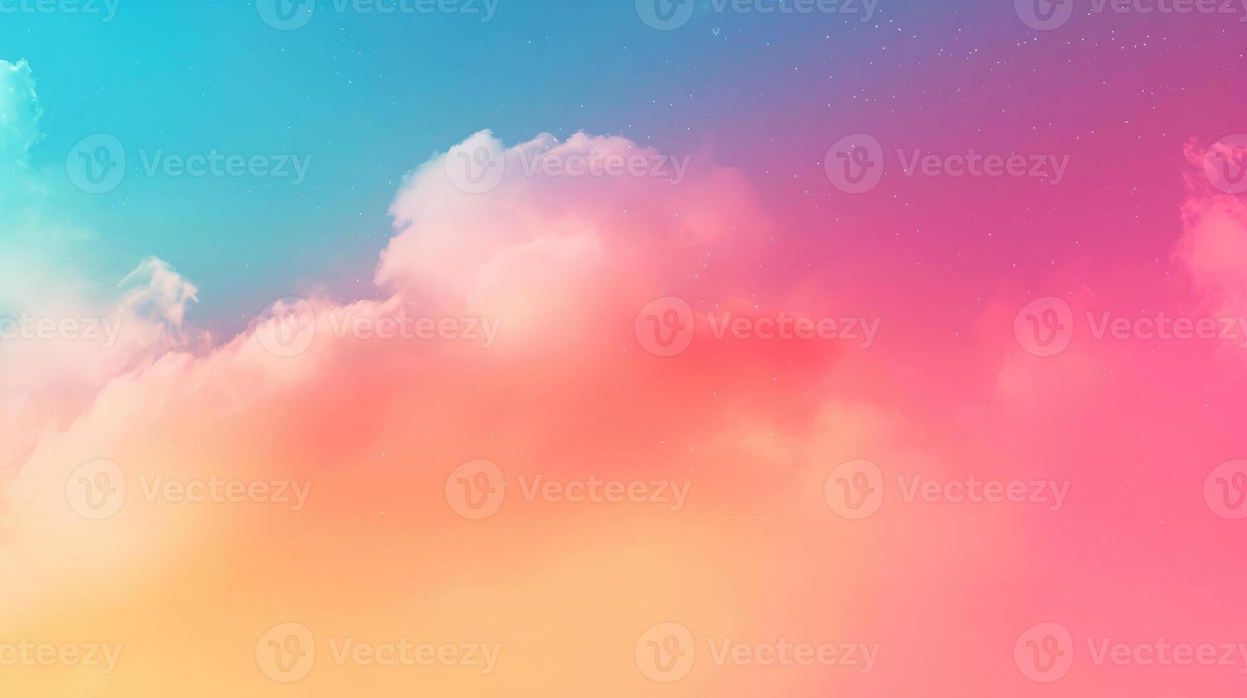 AI generated Vibrant summer ombre background photo