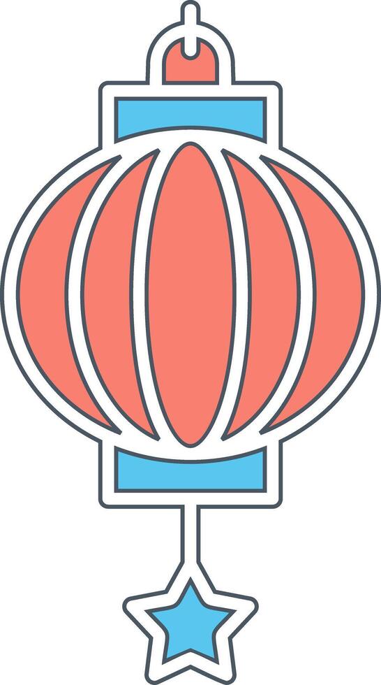 Chinese Lantern Vector Icon