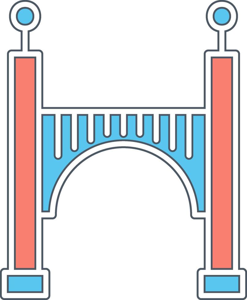 icono de vector de puente