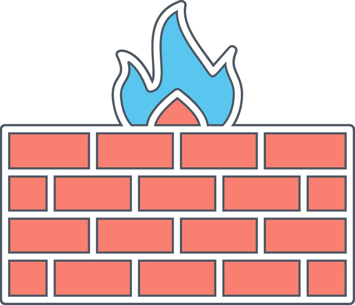 Firewall Vector Icon