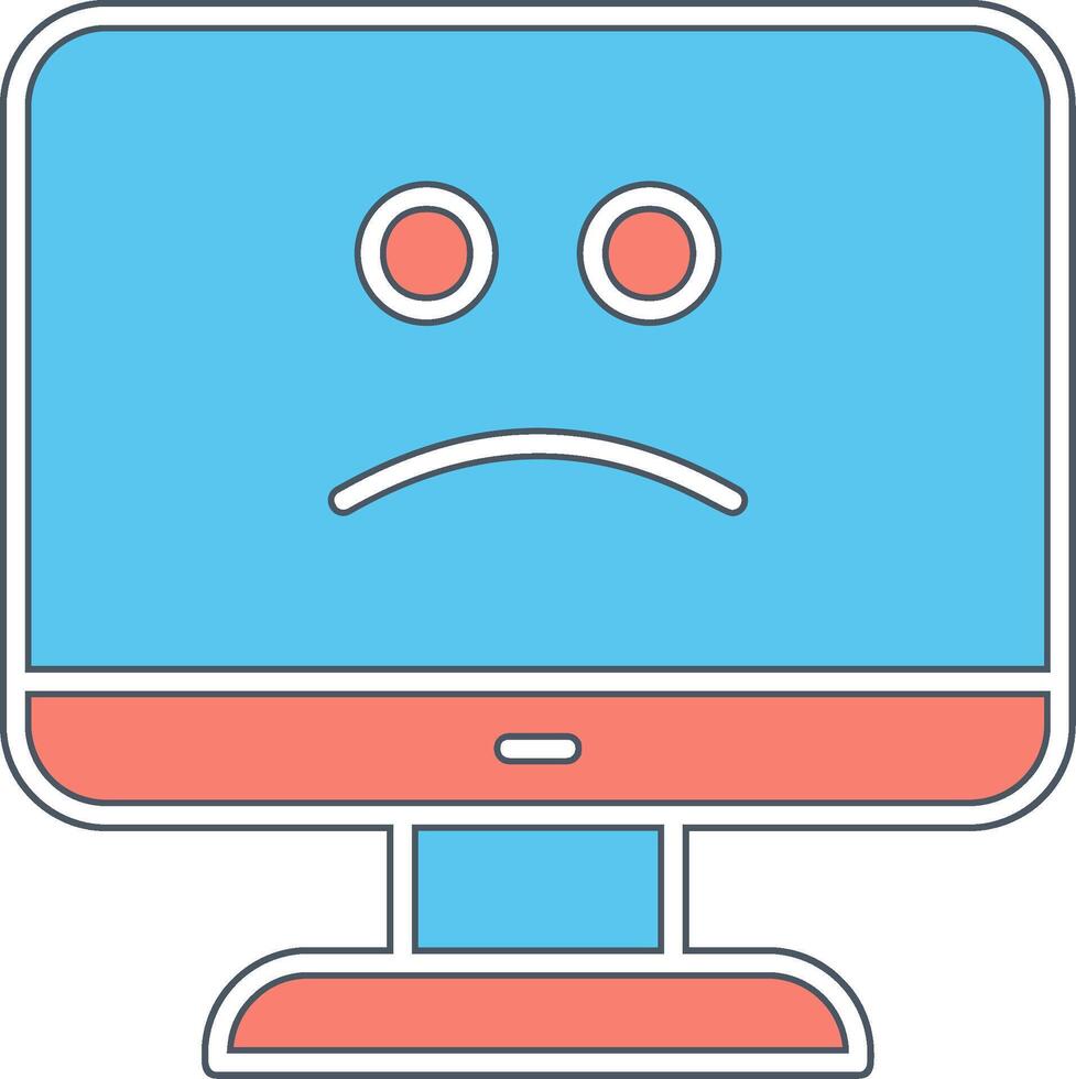Blue Screen Vector Icon