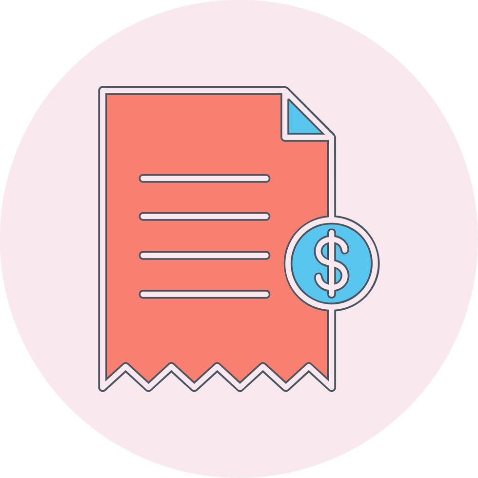 Shopping Receipt Vector Icon