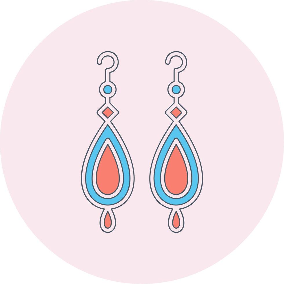 Earrings Vector Icon