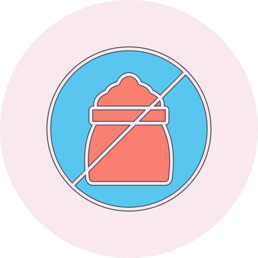 No Sugar Vector Icon
