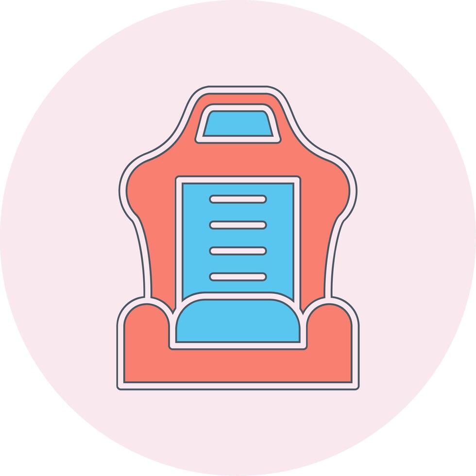 Car Seat Vector Icon