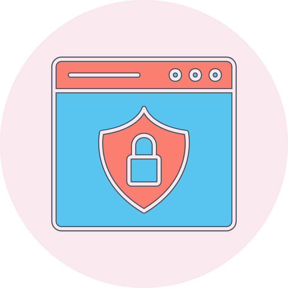 Web Security Vector Icon