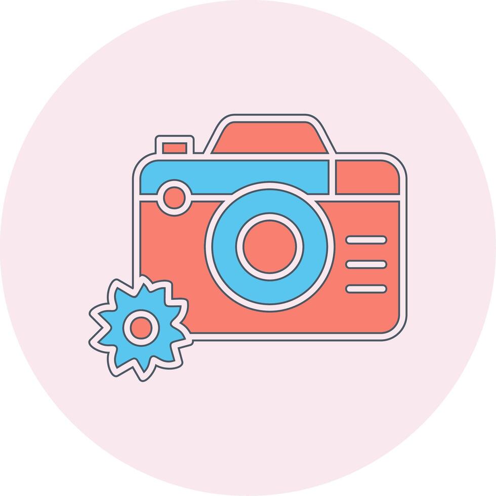 icono de vector de cámara de fotos