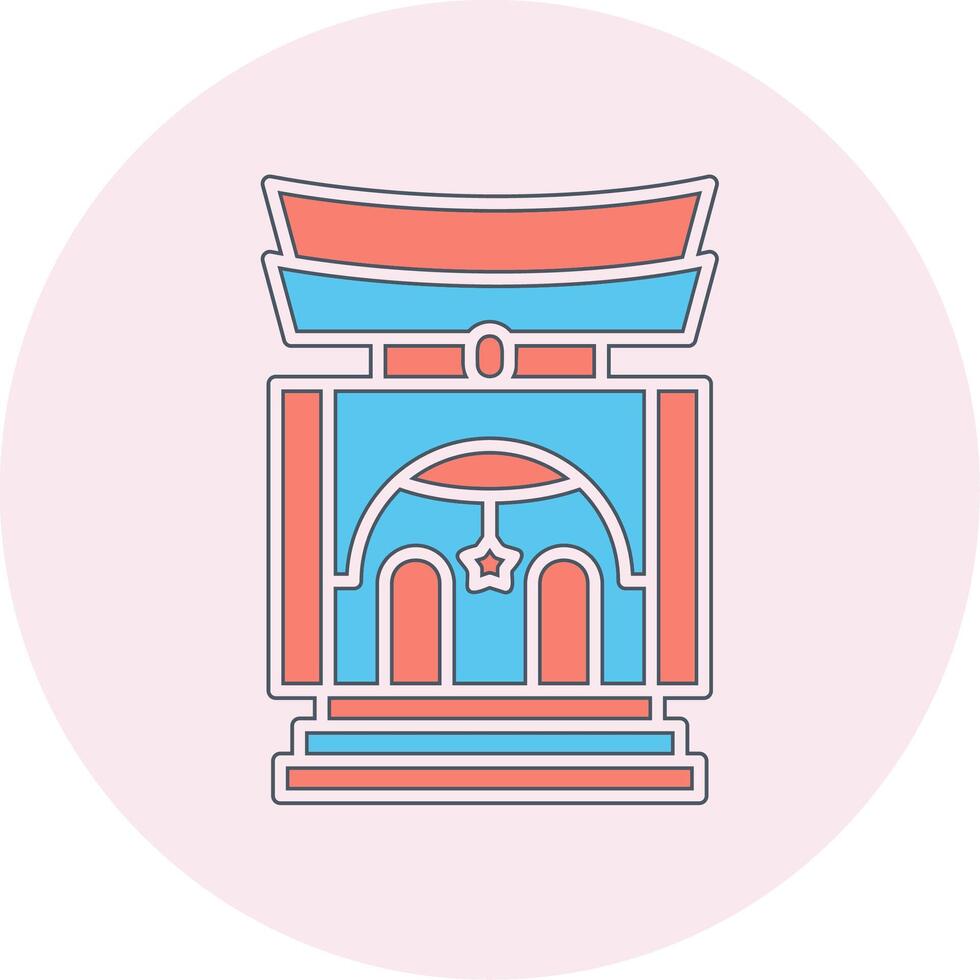 santuario vector icono