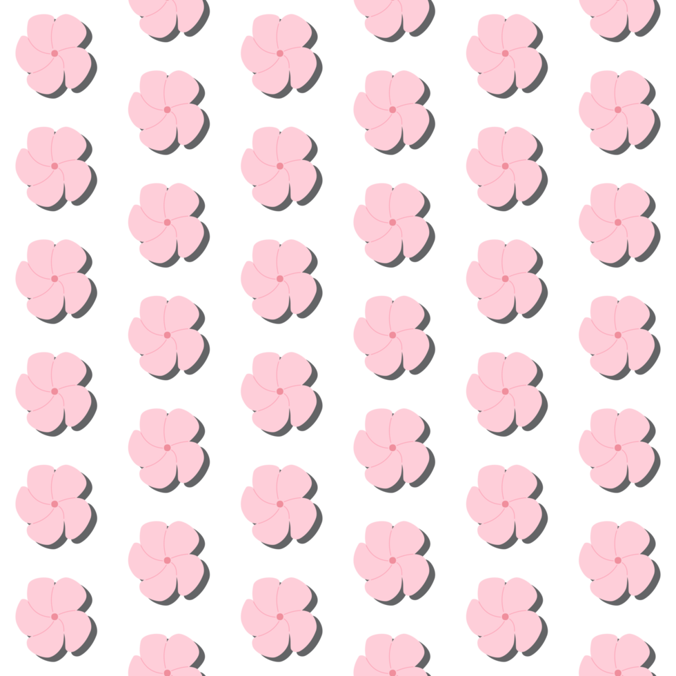 en sömlös mönster av frangipani png transparent bakgrund i en vår minimal blommig begrepp, illustration