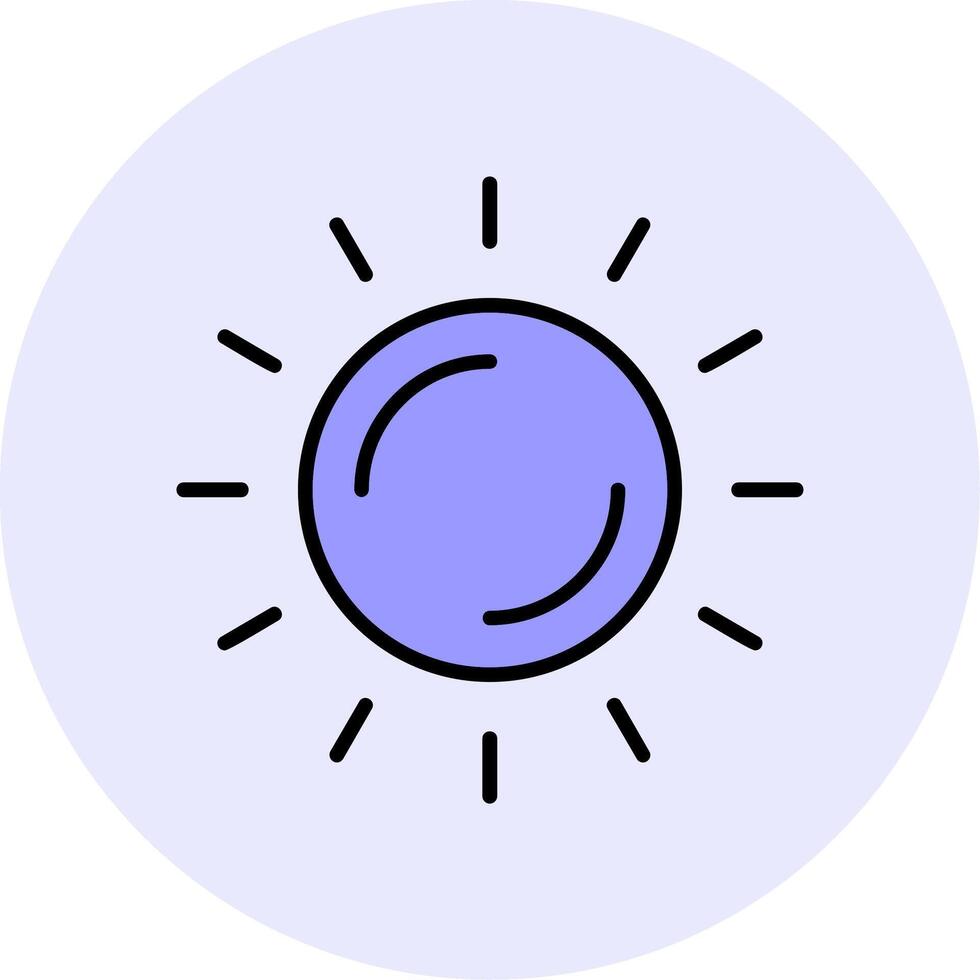 Sun Vector Icon