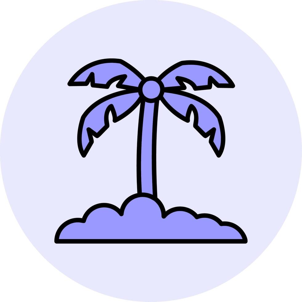 Palm Leaf Vector Icon