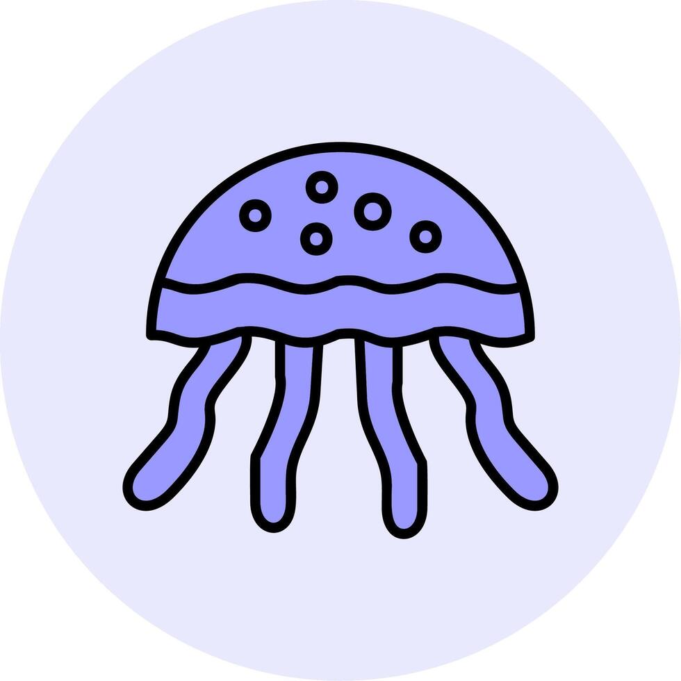 Jellyfish Vector Icon