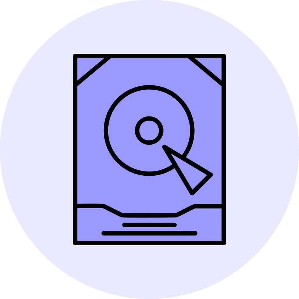 icono de vector de disco duro