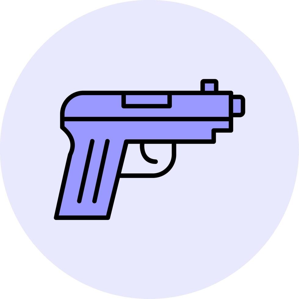 Pistol Gun Vector Icon