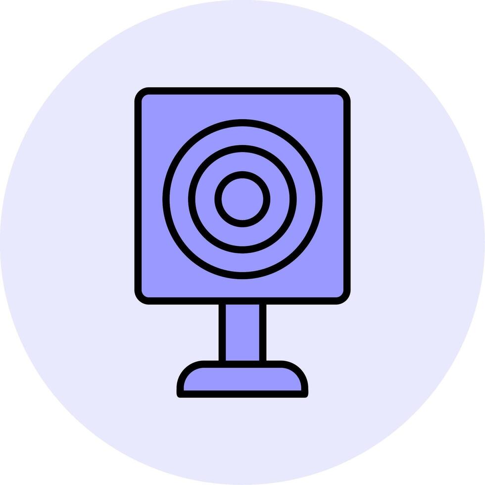 Military Target Vector Icon