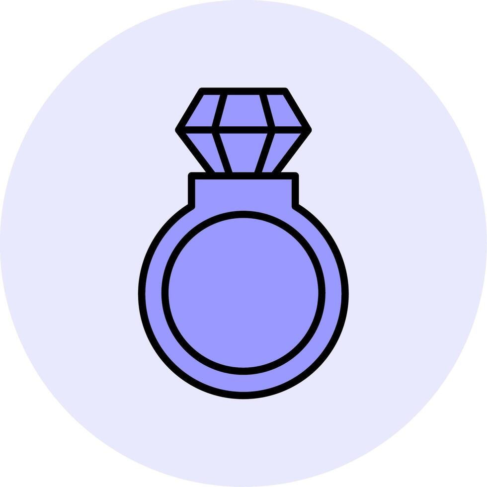 icono de vector de anillo