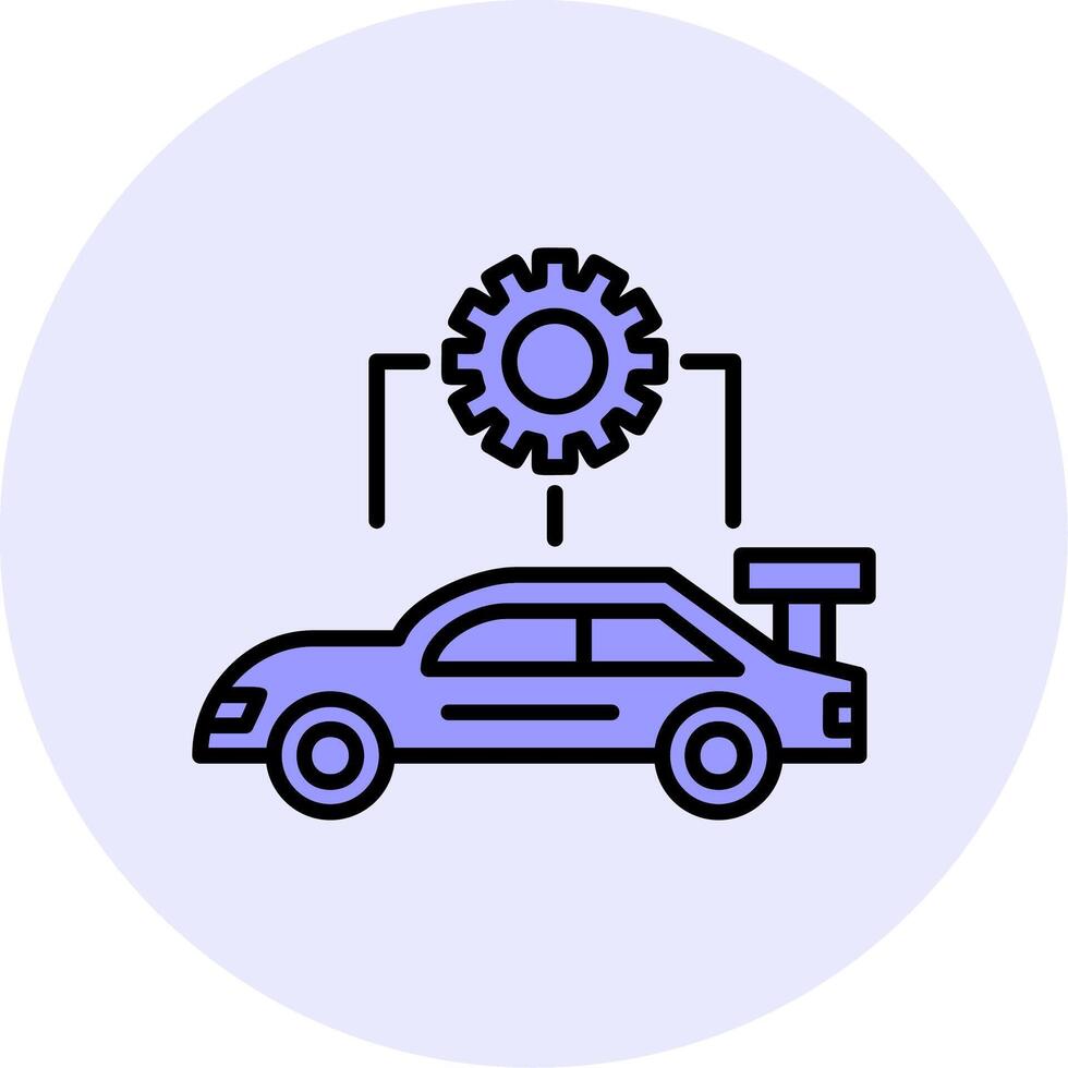 Car Configuration Vector Icon