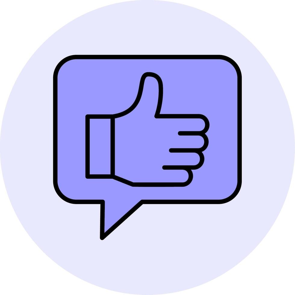 Thumbs Up Vector Icon
