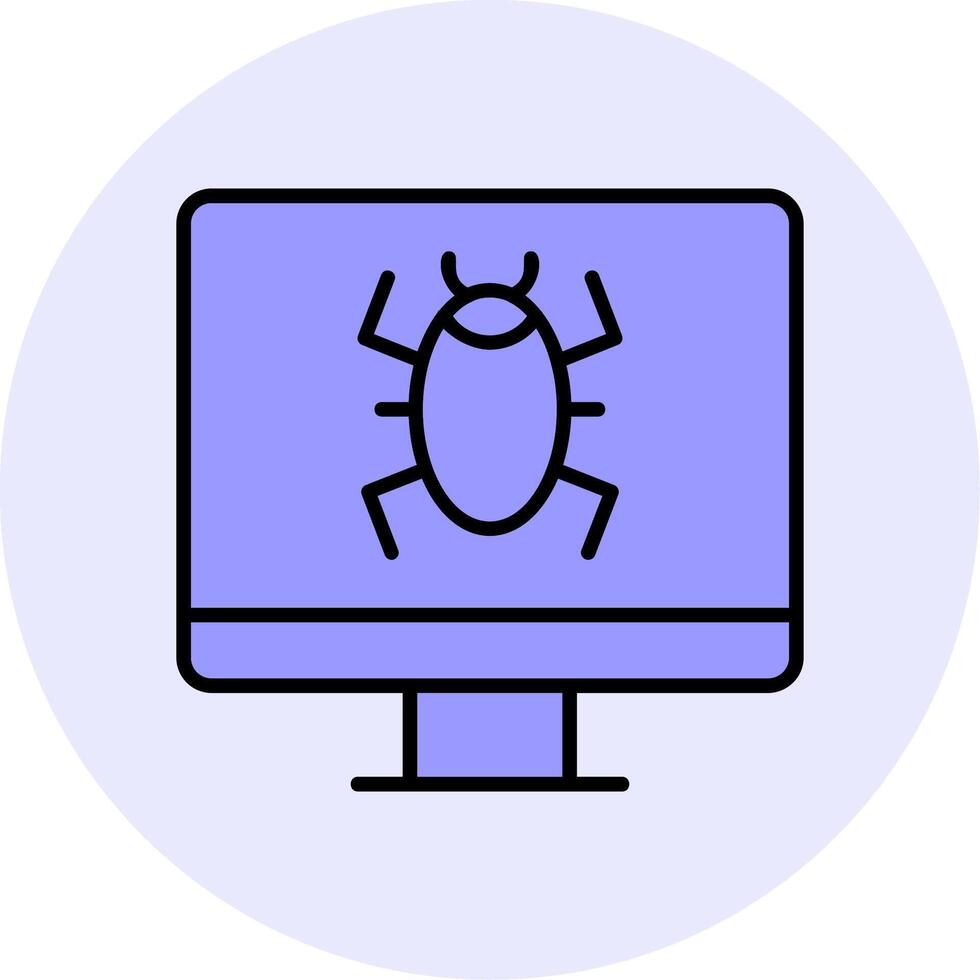 Computer Virus Vector Icon