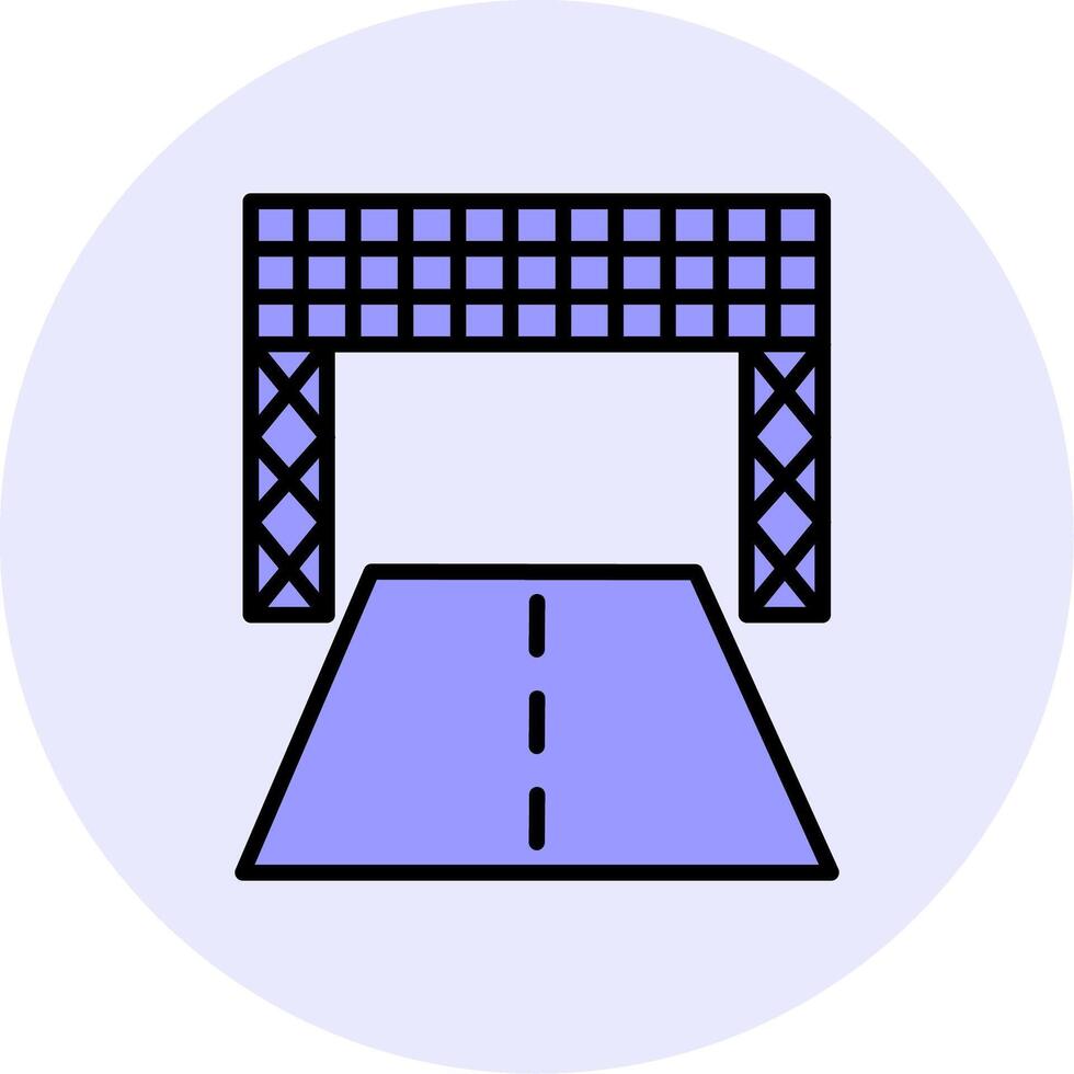 Racetrack Vector Icon